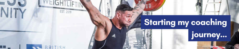 Starting my joaching journey